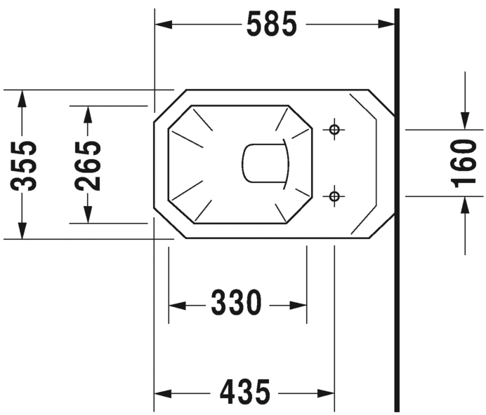 Унитаз подвесной DURAVIT 1930 355х580х335 покрытие WonderGliss Унитаз подвесной DURAVIT 1930 355х580х335 покрытие WonderGliss