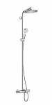 Душевая система Hansgrohe Crometta S 240 Showerpipe с термостатом д/ванны,верхний и руч.душ 27320000